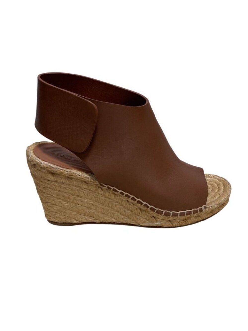 Celine Fibie Period Espadrilles Open Toe Leather Sandals Size 35 - Picture 5 of 8